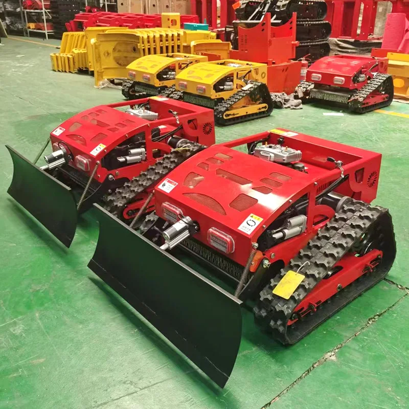 

7.5hp автоматический RC пульт дистанционного управления лопата для снега робот бензиновая Машина бульдозер с дистанционным управлением