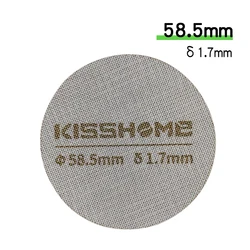 Reusable Heat-Resistant Metal Coffee Puck Screen - Premium Espresso Barista Tool (58.5mm 1.7mm)