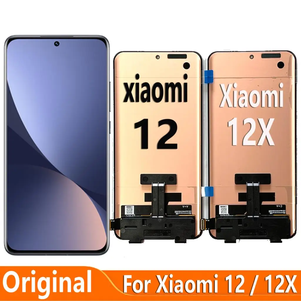 

Original OLED For Xiaomi 12 12X 12S 2112123AC 2112123AG 2201123G 2201123C LCD Display Touch Screen Digitizer Assembly Replace