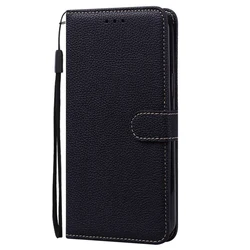 Leather Flip Wallet Phone Cover for A32 5G (6.5) A326B (Black)
