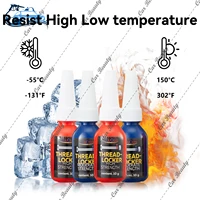 Strength Threadlocker 10ml Red / Blue Thread Locker Screw Glue Lock & Seal Metal Fasteners Resist High and Low temperature 2