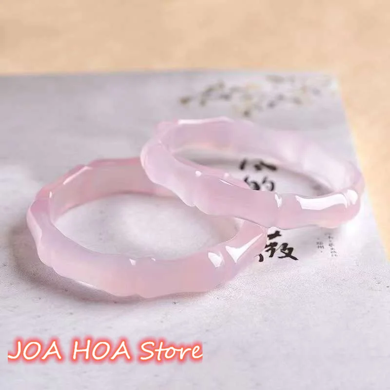 Natural High-Ice Ice Powder High Style Elegant Atmosphere Jade Handring Exquisite Bracelet Ice-Kind Bangle Fine Jewelry