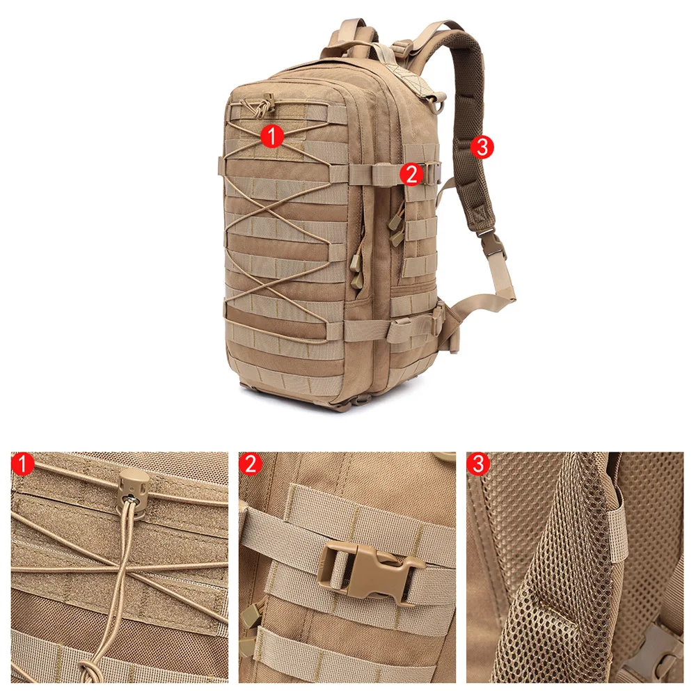 

Outdoor Tactical Backpack Military Assault Pack Army Molle Bug Out Bag 1000D Nylon Daypack Bags for Camping Hiking Climbing