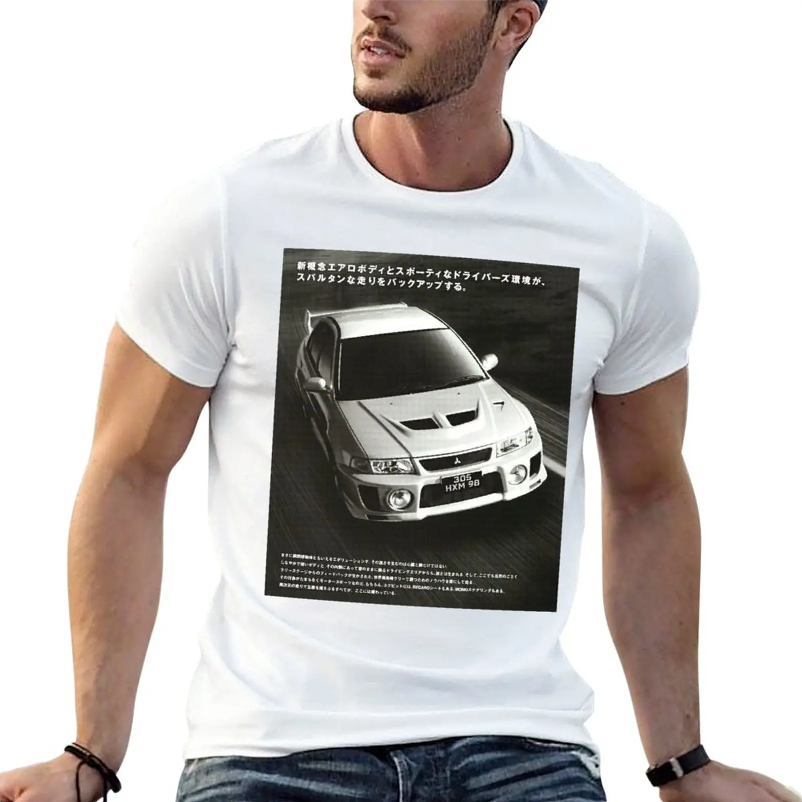 

Lancer Evo V T-Shirt summer clothes Blouse for a boy tees mens t shirts pack
