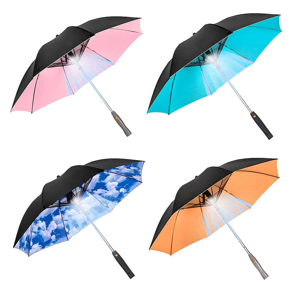 Long Handle Umbrella Women UV Protection Durable Materials Portable Umbrella