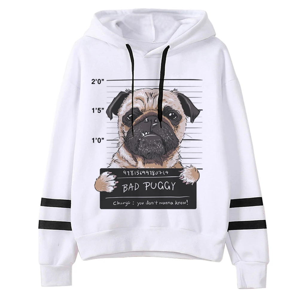 

Pug hoodies women graphic aesthetic Kawaii tracksuit female streetwear tracksuit
