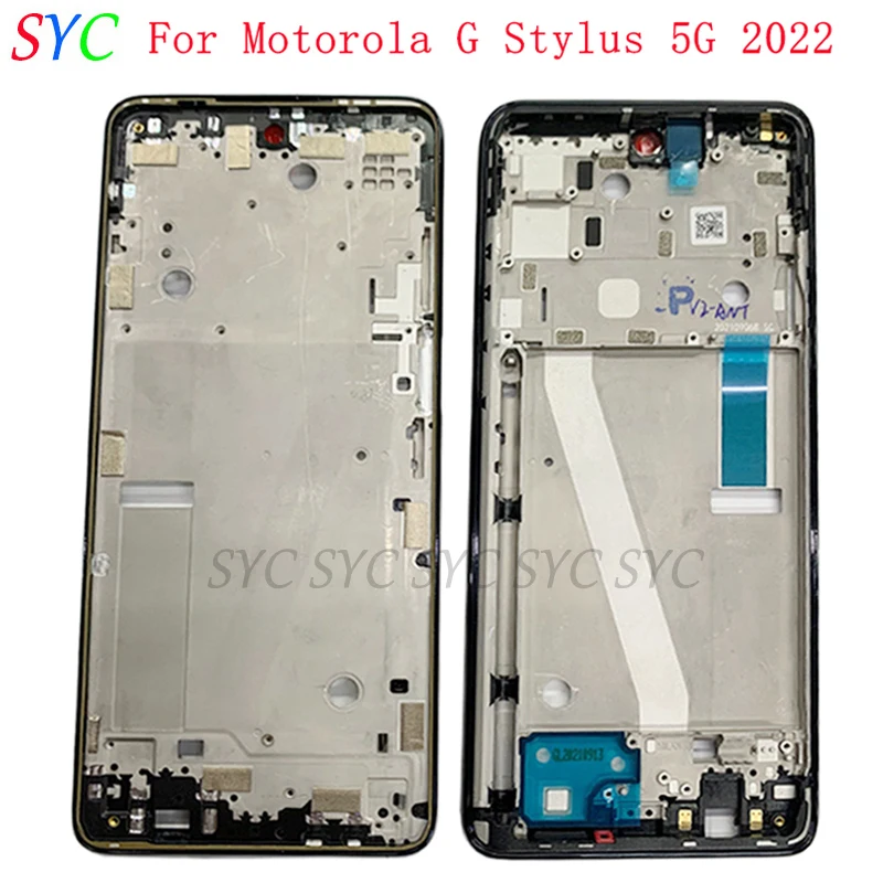 

Middle Frame Center Chassis Cover Housing For Motorola Moto G Stylus 5G 2022 Phone Metal LCD Frame Repair Parts