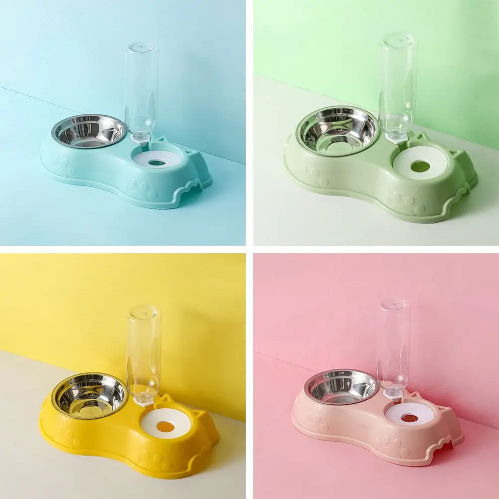 Title 2, Gravity Pet Feeder and Water Dispenser 2 in 1 S...