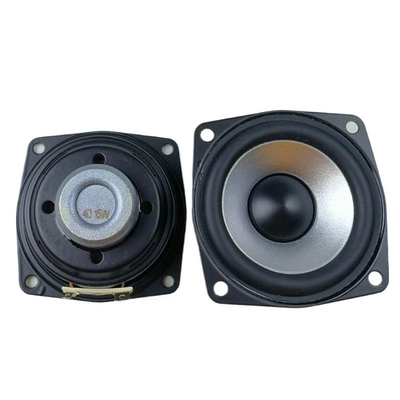 SOTAMIA 2Pcs 2.5 Inch Full Range Speaker 4 Ohm 15W Bluetooth Speaker Amplifier Loudspeaker Rubber Edge Hifi Music Home Theater