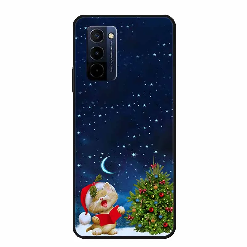 Festive Holiday-Themed Soft TPU Silicone Phone Cover
