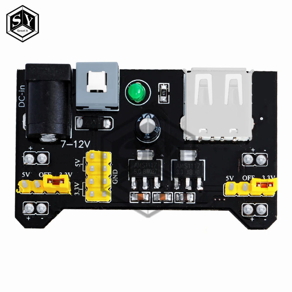 Mb-102 Breadboard Power Supply Module /mb102 White Breadboard 