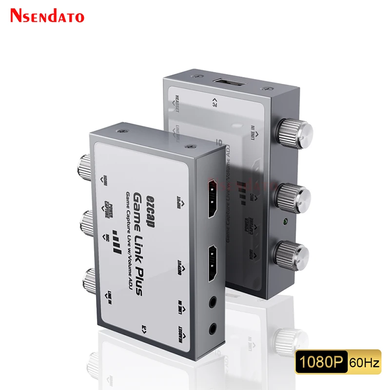 Ezcap312 Game link Pro 4k 60fps HDMI USB Video Capture Card HDMI grabber Recorder Box With loop Mic line For Wirecast Camcorder