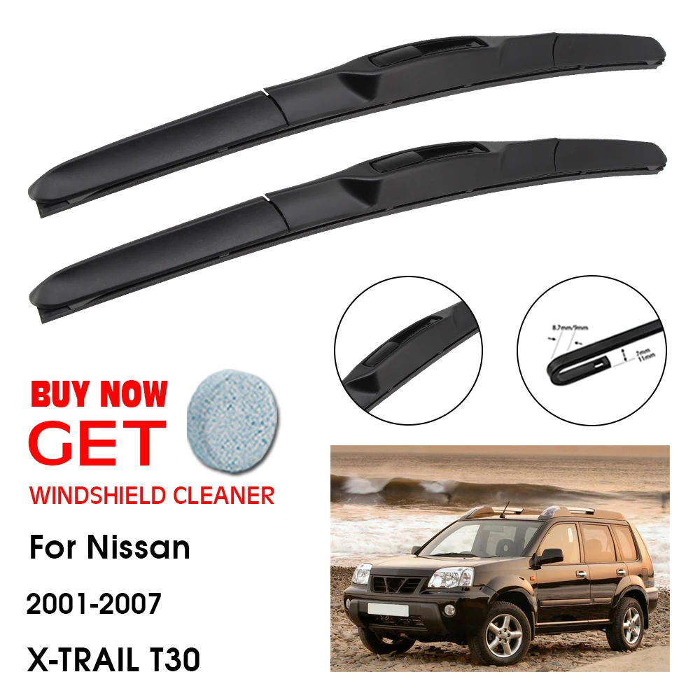 

Стеклоочиститель автомобильный для Nissan X-TRAIL T30 24 дюйма + 16 дюймов 2001-2007, стеклоочиститель переднего стекла, стеклоочистители, аксессуары