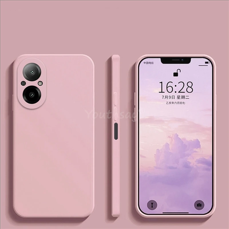 Liquid Silicone Soft TPU Anti-Drop Phone Protector Case