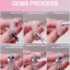10Pcs/Bag Nail Tips Glue 2g Fast Drying Strong Adhesive Nail Bond Glue Tip Nails Acrylic Glue for Nails Tips Rhinestone Jewelry 6