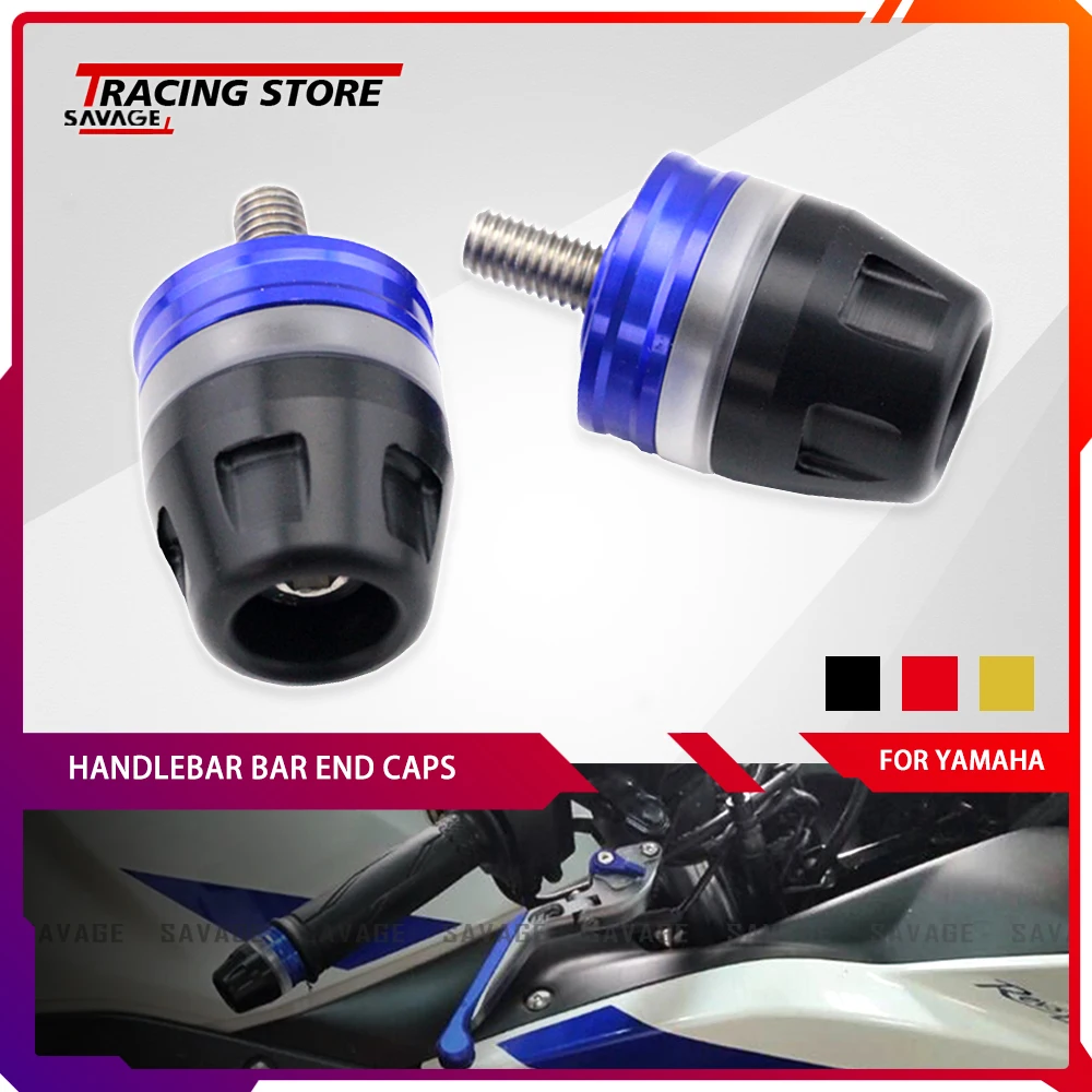 MT25 MT03 Handlebar Bar End Caps For YAMAHA YZF R3 R25 R6 FZ8 FZ1 FAZER
