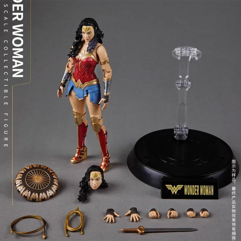 

Популярные игрушки Dc чудо-женщина со вспышкой Съемная экшн-фигурка модель игрушки коллекционные куклы настольные украшения детские подарки