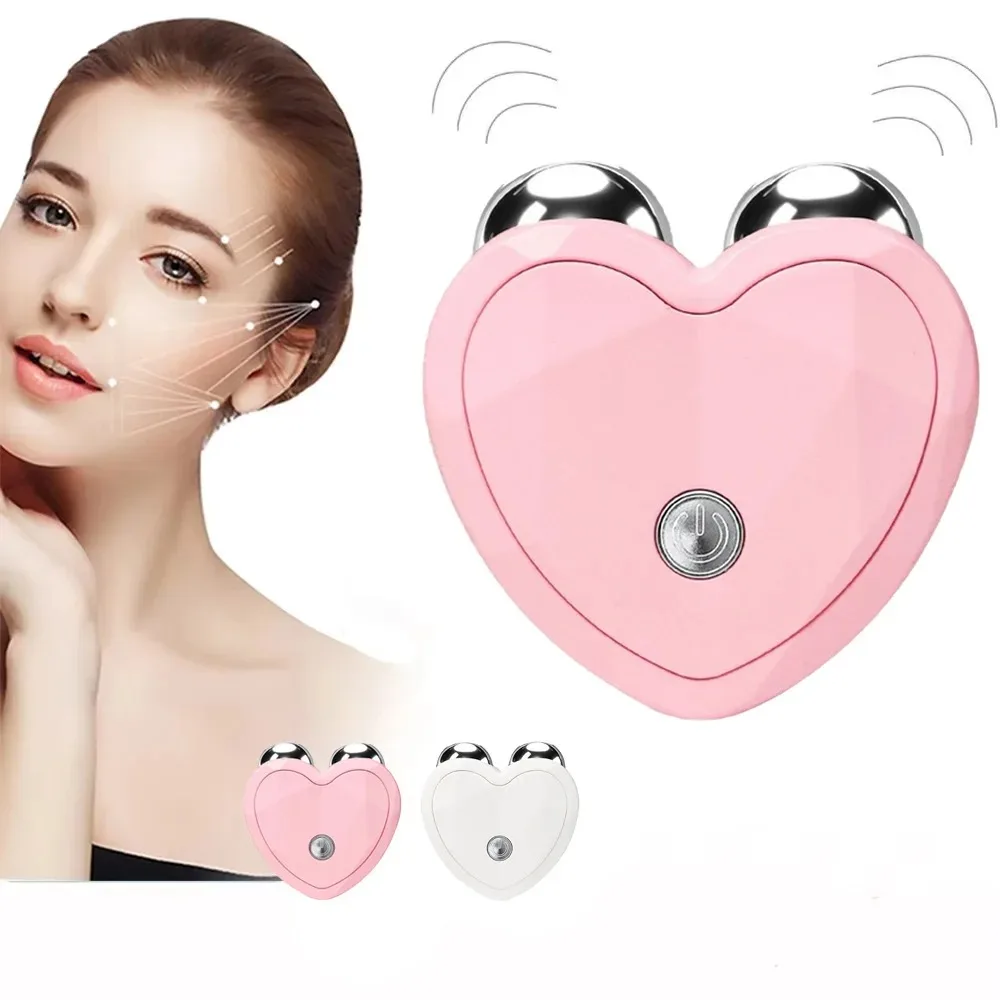 Facial Massager EMS Face Lifting Machine Microcurrent Roller Skin Tightening Rejuvenation Beauty Charging Anti Wrinkle