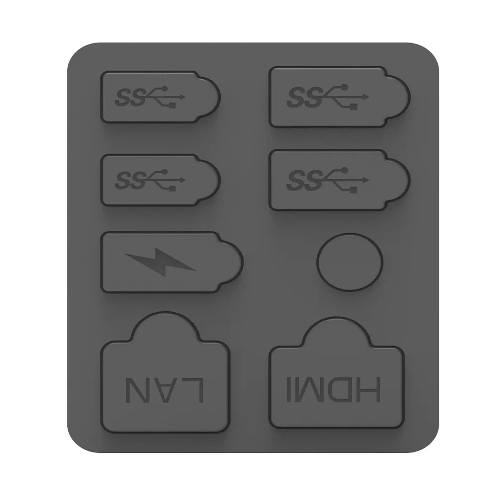 Enhanced Gaming Accessories Dustproof Kit for Game Consoles - Silicone Dust Plugs Set