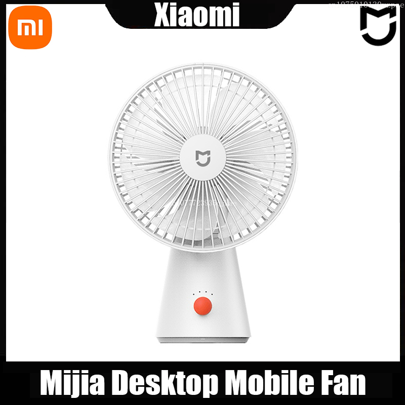 Xiaomi Mijia Desktop Mobile Fan Type-C Charging 4000 mAh Ultra-long Battery Life Mini Low Noise Desktop Handheld Dual Use