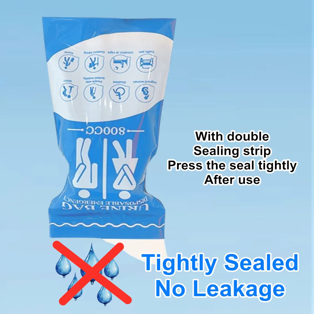 Disposable Urine Bag 10Pcs Outdoor Emergency Urinate Bags 800ML Disposable Vomiting Bag Unisex for Women Men Portable Travel Toilet disposable vomit bag urine bag disposable urine bag disposable toilet bag