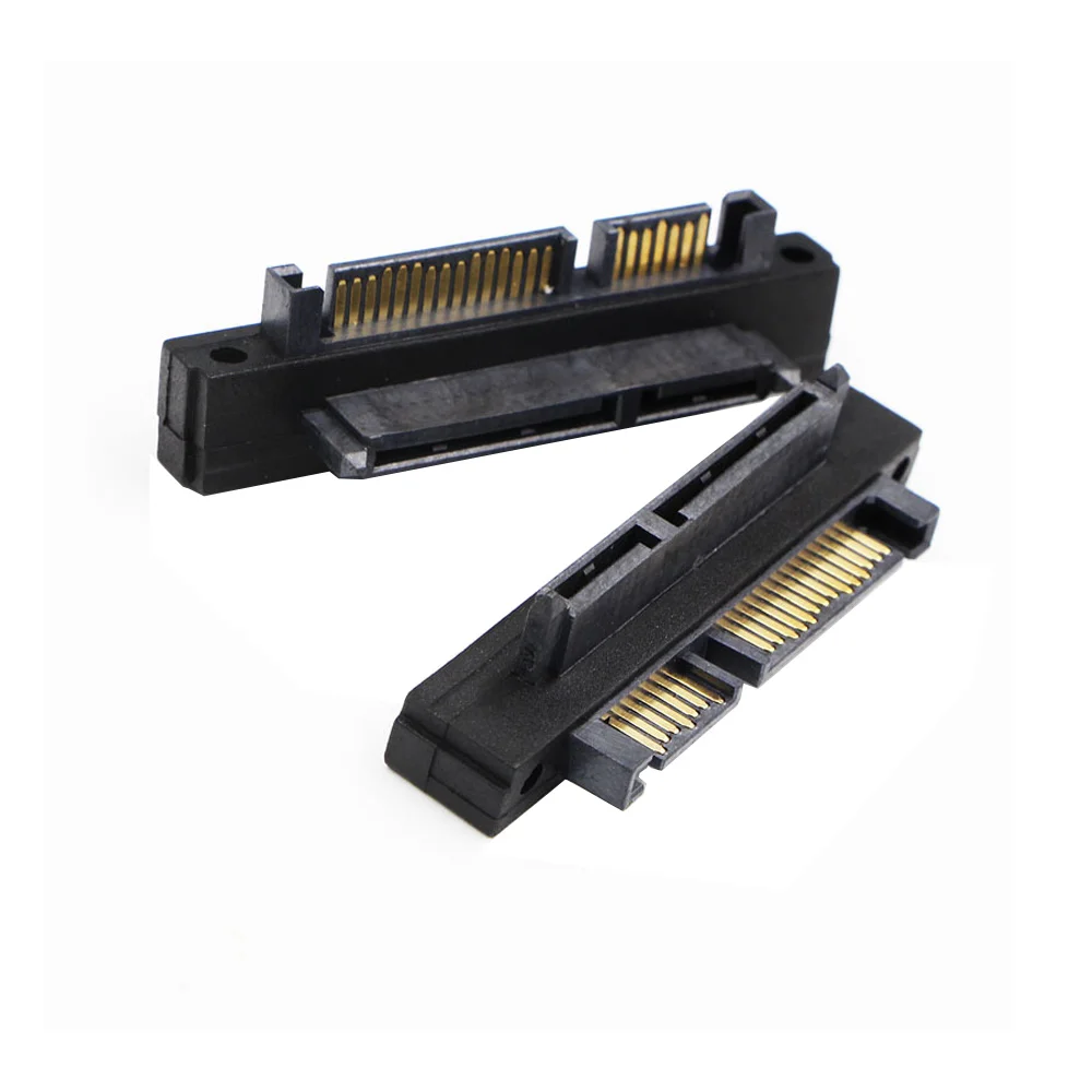

1 шт. 500 мбит/с удлинитель 90 градусов 22Pin SATA штекер-гнездо