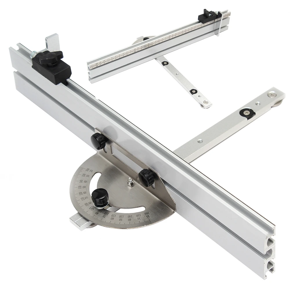 WoodworkingTableSawAngleRulerMiterGaugeGuide415600800mm