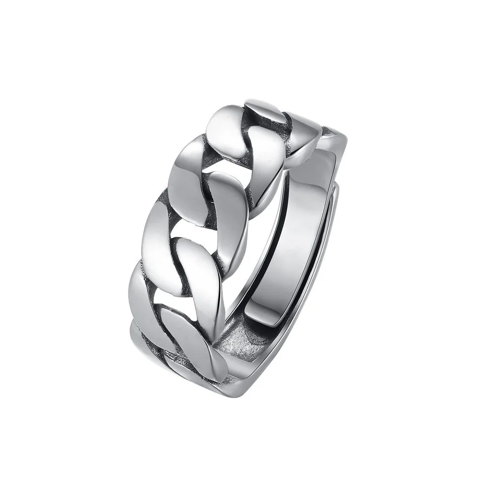 BFCLUB 925 Sterling Silver Rings For Women Men Fine Jewelry Finger