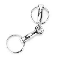 Snaffle Bits Keychain Zinc Alloy Pelham Keychain Single Connector Horse Bit Key Knot Snaffle Bits Keychain Horse Bits Keychain 1