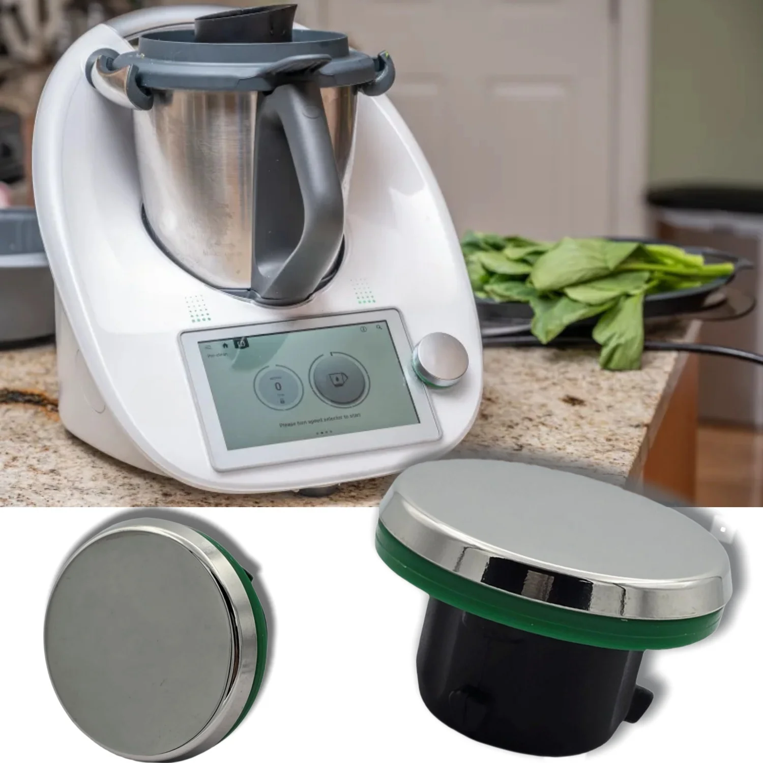 Rotating Blade Cutter Head Cover Cap For Thermomix TM5 TM6 Universal Stopper Slow Cooking Blade Hole Plug