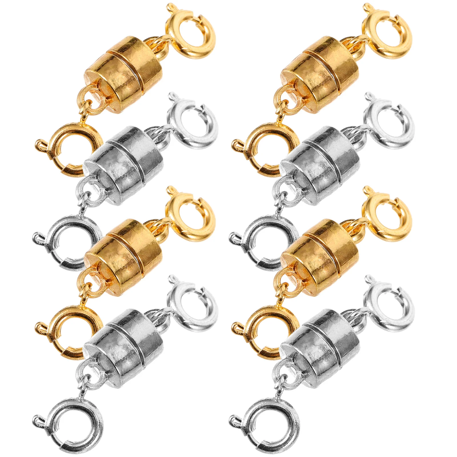 

8Pcs Metal Necklace Clasps Bracelet Bracelet Connectors Bracelet Necklace DIY Lobster Buckles