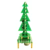 Rotating Colorful Music Christmas Tree LED Water Lights Electronic DIY Kits Christmas Decoration Gift with Breathing Lights 5
