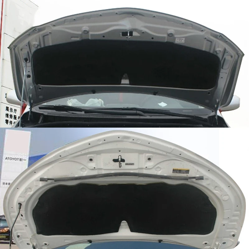 Heat Sound Insulation Cotton Mat Pad Cover Front Hood Engine Firewall For Toyota Corolla Sedan 2007 2013