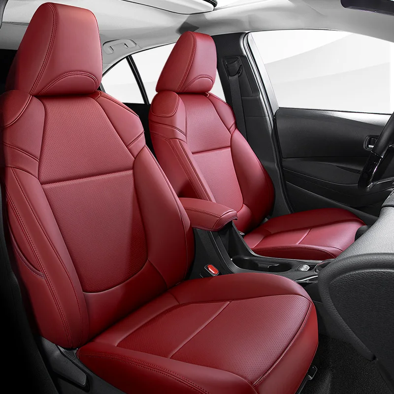 맞춤형 자동차 시트 커버, 도요타 CHR RAV4 COROLLA 2017 2018 2019 2020 2021 2022 2023 액세서리