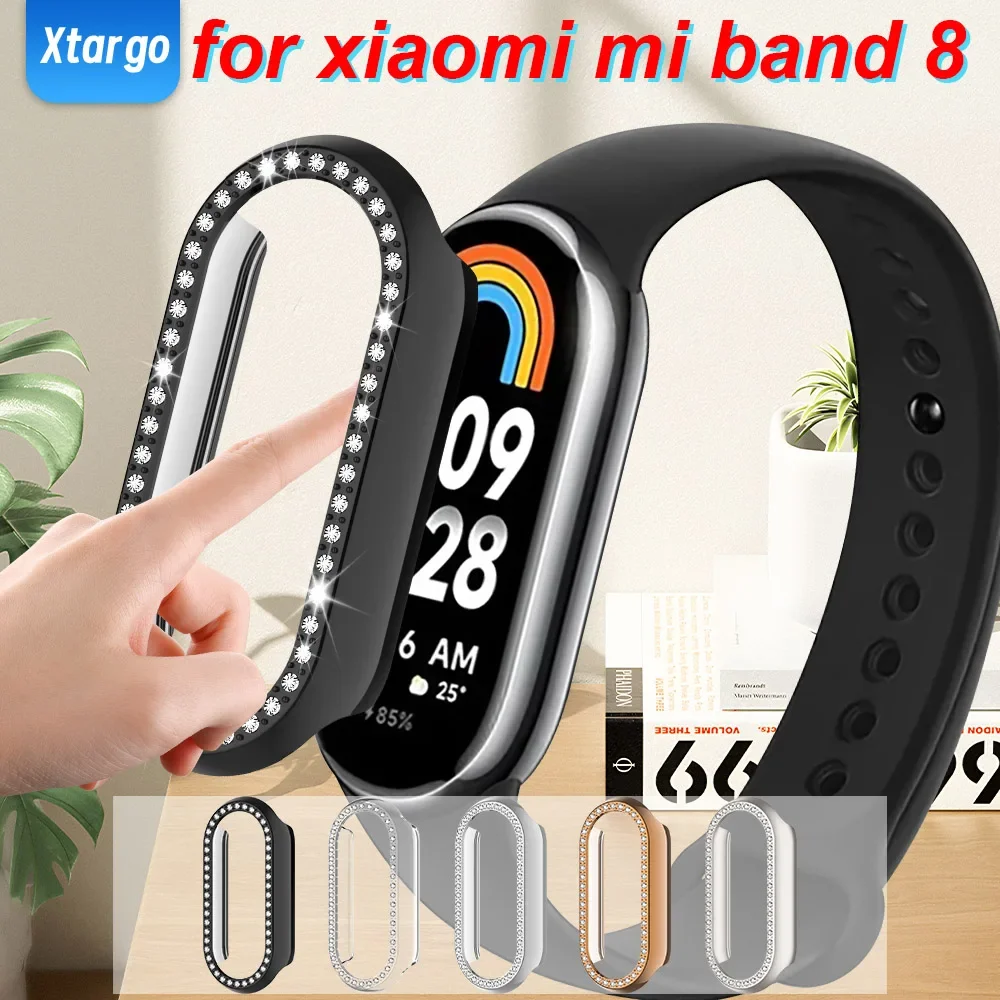 Elegant Diamond Protective Case for Sports Watch Accessories