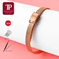 Mesh belt rose gold