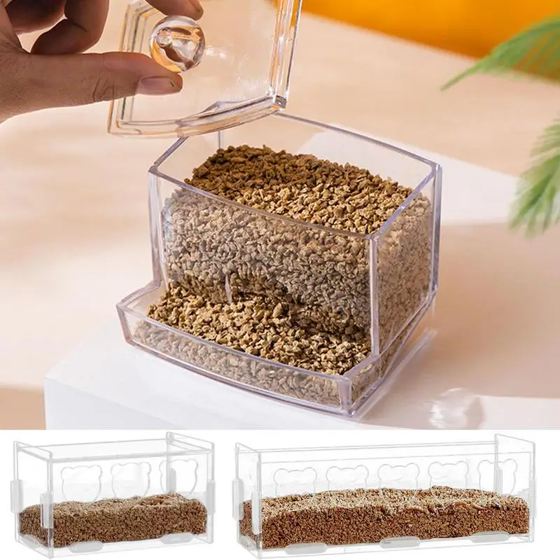 

Bird Seed Feeders Multipurpose No Mess Arcylic Creek Bird Cage Feeding For Starling Macaw Parrots Black Cockatiel Birds Supplies