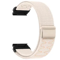 QuickFit Nylon Loop Strap in Multiple Sizes for Multi - Sport Smartwatches (Starlight)