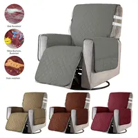 Recliner Chair Sofa Cover Pet Couch Furniture Protector Polyester Fiber Anti Slip Side Pocket Armchair Cover Washable Chair Mat 1