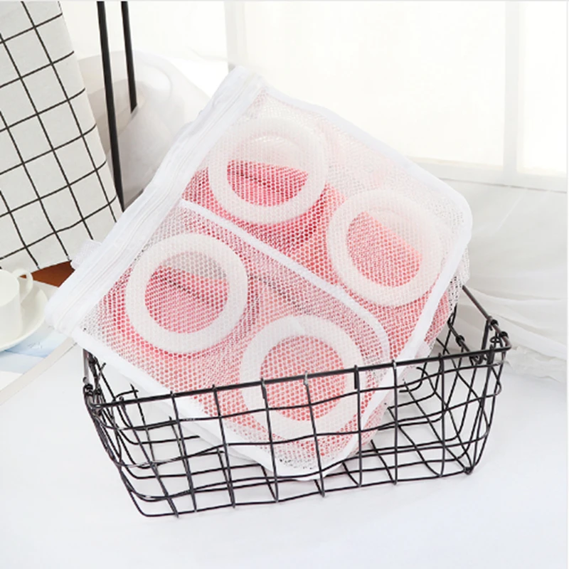 Brand: ShoeWash Type: Portable Shoes Washing Machine Bag Specs:  Antideformation Mesh Laundry Organizer Keywords: Travel, Shoe Storage,  Protective Clothes Key Points: Compact, Lightweight, Durable Features:  Washes Shoes, Protects Clothes, Breathable Mesh S