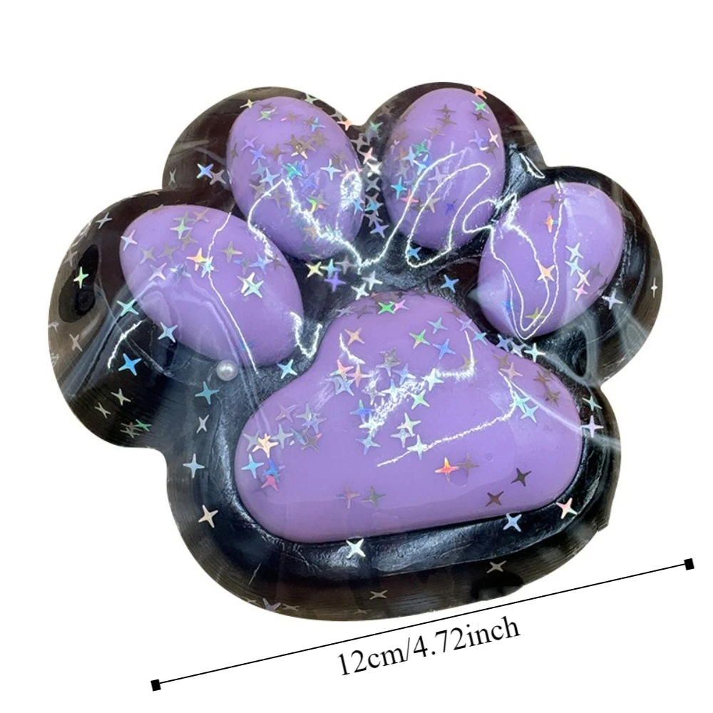 8cm Shinny Cat Paw Squeeze Toy Antistress Cat Claw Pinch Toy Large Slow Rebound Stress Relief Toy Gift For Kids Girlfriends 6