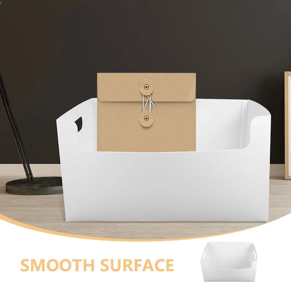 3Pcs 매거진 파일 홀더 데스크탑 문서 랙 주최자 사무실 파일 스탠드 스토리지 선반 매거진 홀더 잡화 바구니