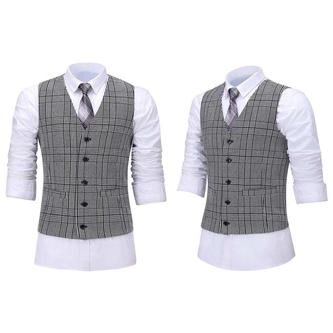 Men's Houndstooth Three Pieces Suit One Button Notch Lapel Tuxedos for Prom Groom Business Tuxedos men suits wedding prom suits