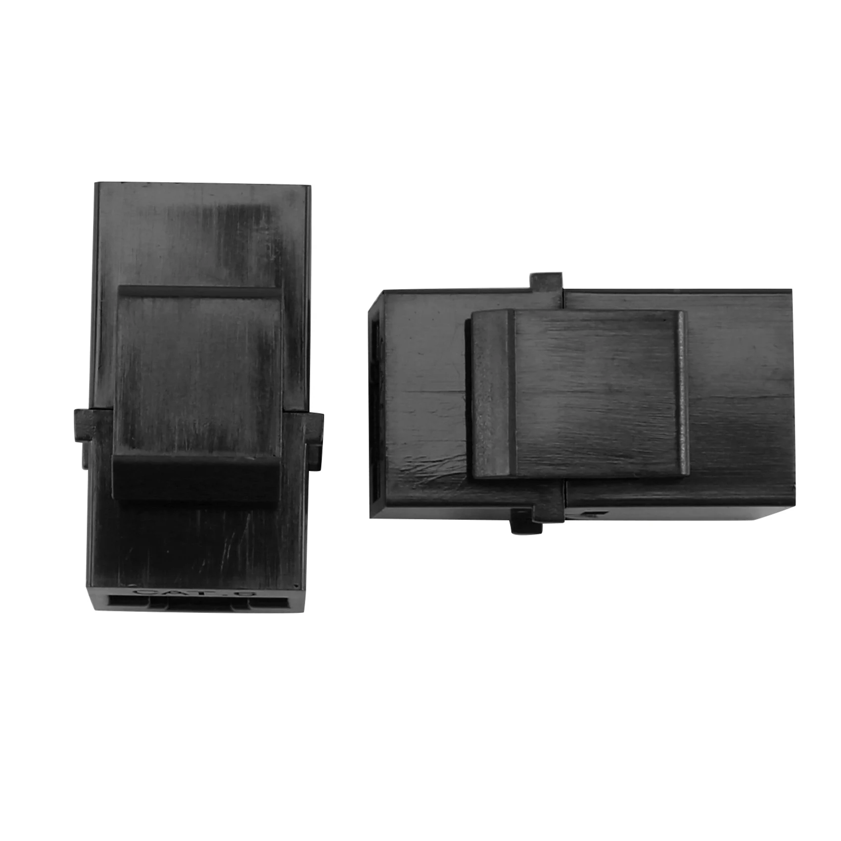 RJ45 Connector Keystone Jack Cat6 Extension Coupler Ethernet Network LAN Cat 6 Coupler Jacks Extend Adapter 10Pcs Black rj45 connector