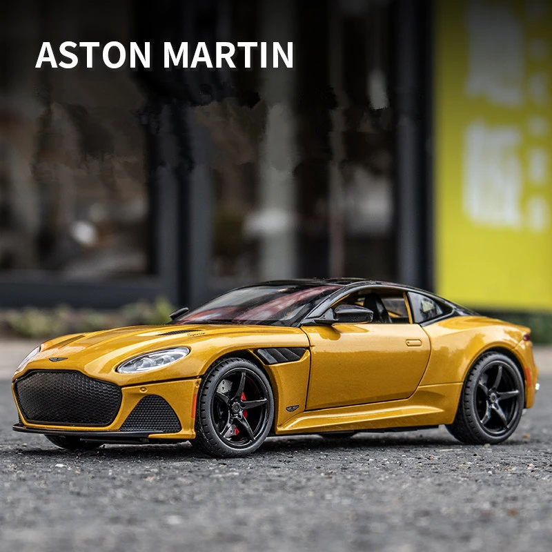1:24 Aston Martin DBS Superleggera Alloy Sports Car Diecasts & Toy Vehicles Metal Car Model Simulation Collection Toys Gift 2