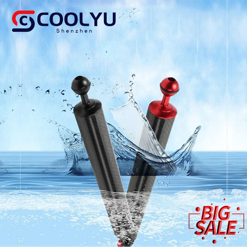 

Diving Photography Equipment Carbon Fiber Buoyancy Light Arm Two Handed Support Bracket and Supplementary Light Arm