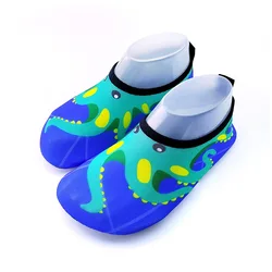 Children's Cartoon Shark Aqua Shoes - Summer Beach & Home Footwear - 32 - 33 (17.5 - 19cm) (Octopus)