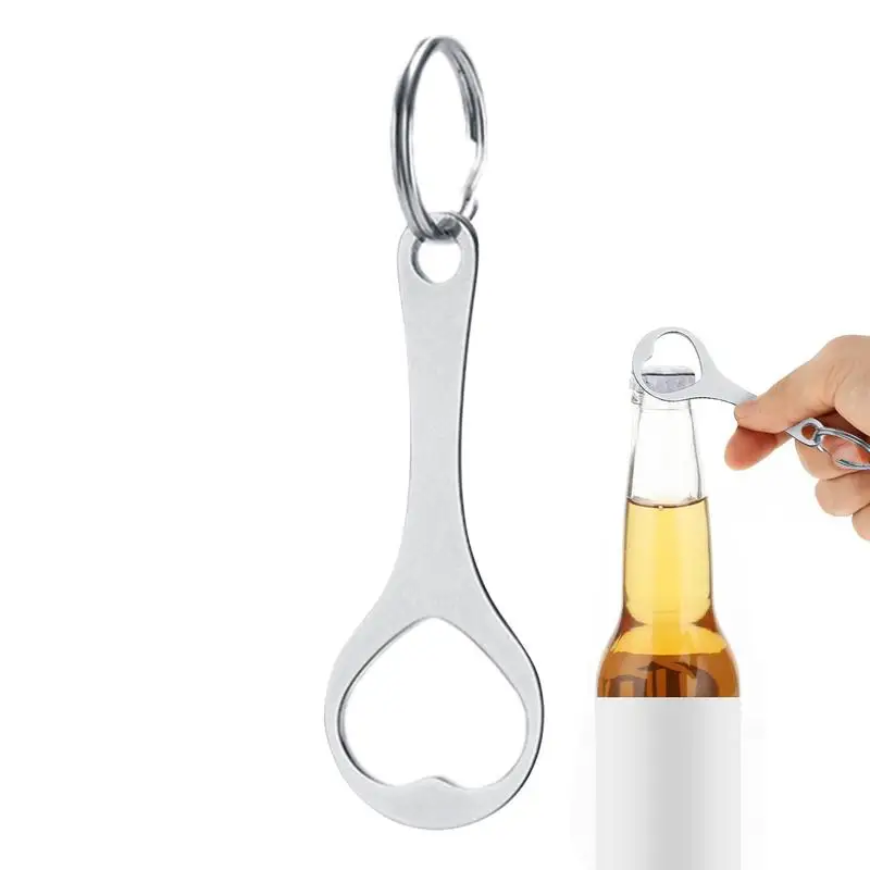 Stainless Steel Shopping Trolley Keychain Tool