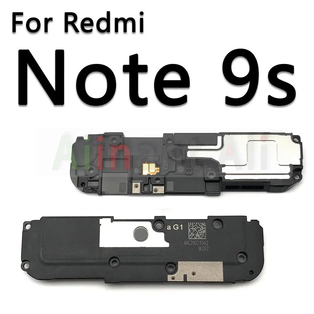Flex Cable Flex Cable Replacement AiinAnt For Xiaomi Redmi Note 7 8 9 7A 8A 9A 8T 9T 9S Pro Plus Loud Speaker Bottom Loudspeaker Sound Buzzer Ringer Flex Cable