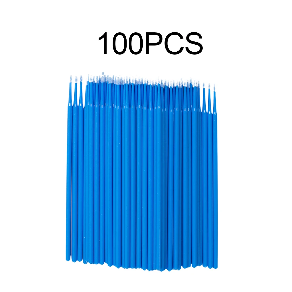 100Pcs/set Car Touch Up Paint Brushes Disposable Micro Brush Tips